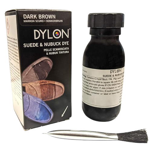 Dylon Suede &amp; Nubuck Dye- 50ml-Dark Brown
