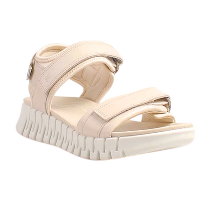 Ecco Gruuv Sol  Wedge Sandals - 213103 - Limestone