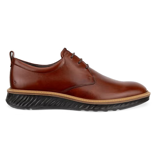 Ecco Hybrid Tie Shoes - 836404 - Cognac/Tan