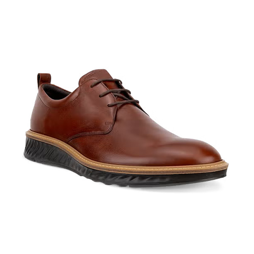 Ecco Hybrid Tie Shoes - 836404 - Cognac/Tan