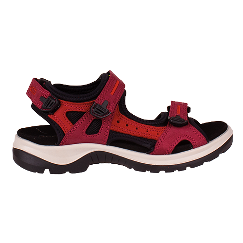 Ecco Ladies Off Road Sandals - 69563 - Red