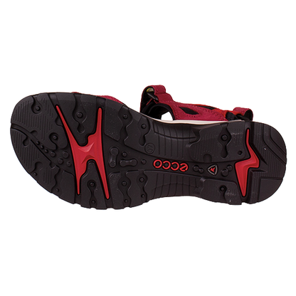 Ecco Ladies Off Road Sandals - 69563 - Red