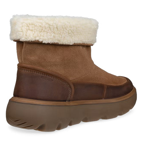 Ecco Ladies Waterproof Ankle Boots - 243313 - Camel