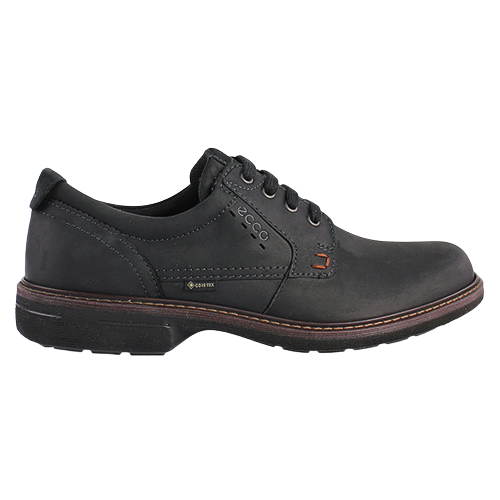 Ecco Mens Turn Gortex Nubuck Leather Shoes - 510174 - Black/Black