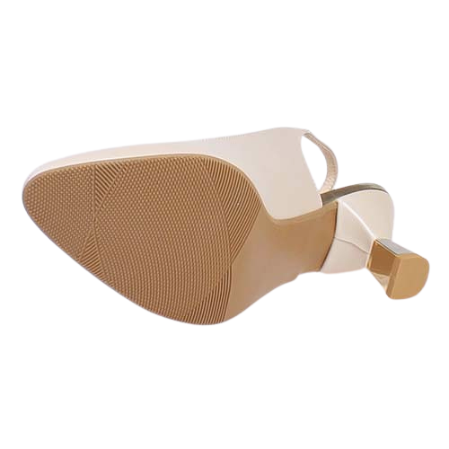 Emis Ladies Slingback Pumps - 7553 - Beige