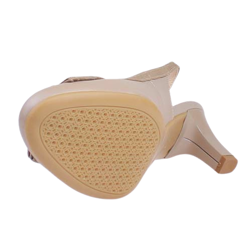 Emis Ladies Slingback Heels - 8411 - Coffee