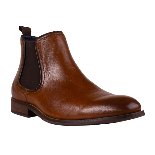 Escape Mans Chelsea Boot - Darnhemp - Brandy