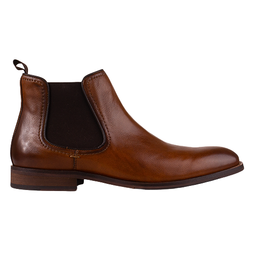 Escape Mans Chelsea Boot - Darnhemp - Brandy