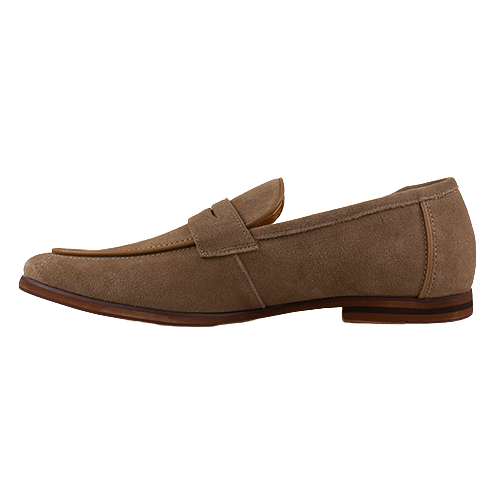 Escape Mans Suede Loafer - Yazin - Mocha Suede