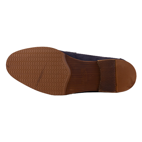 Brown sole of a shoe on a white background