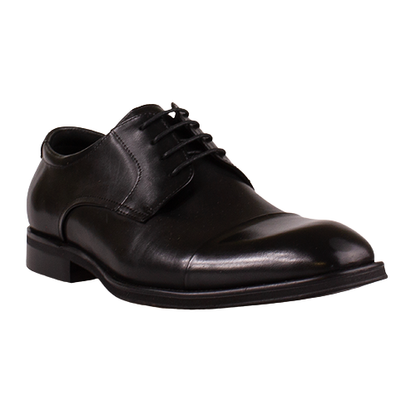 Escape Mans Toe Cap Dressy Shoe - Tabasko - Black