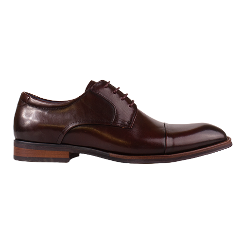 Escape Mans Toe Cap Dressy Shoe - Tabasko - Bordo