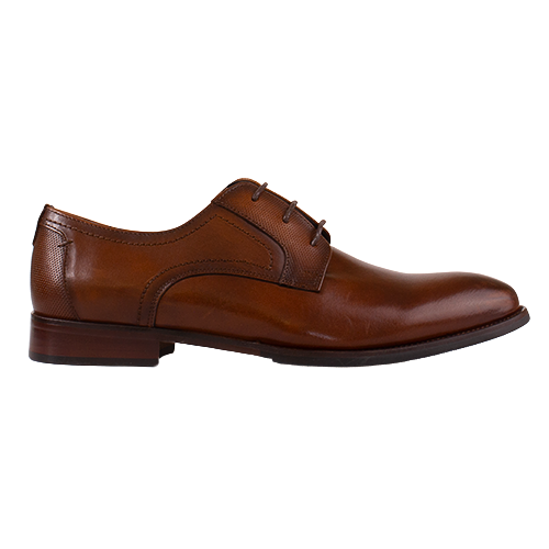Escape Plain Dressy Mans Shoe - Solid Bond - Brandy