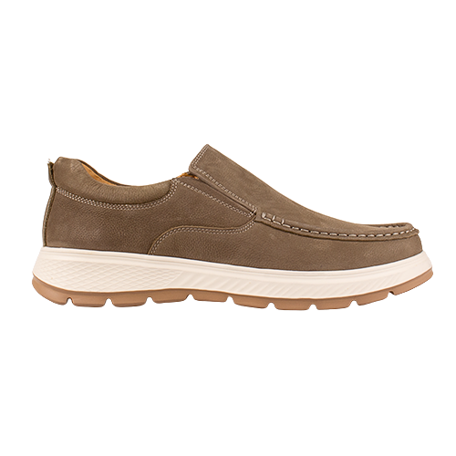 Escape Slip On Casual Shoe - Sea Suite - Taupe Nubuck
