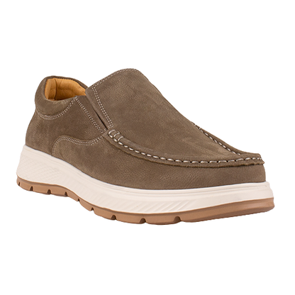 Escape Slip On Casual Shoe - Sea Suite - Taupe Nubuck