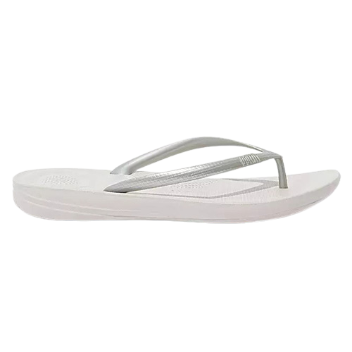 FitFlop Ladies Flip-Flops - Iqushion - Silver