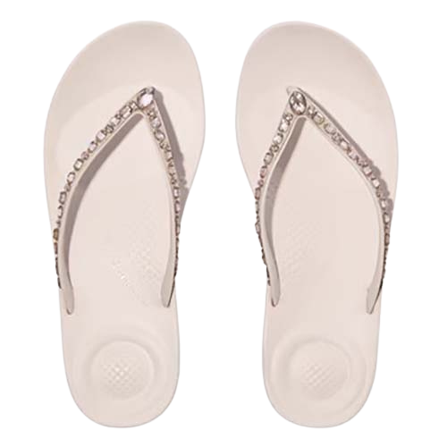 FitFlop Ladies Flip-Flops- Iqushion - Nude
