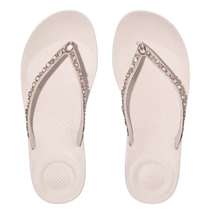 FitFlop Ladies Flip-Flops- Iqushion - Nude