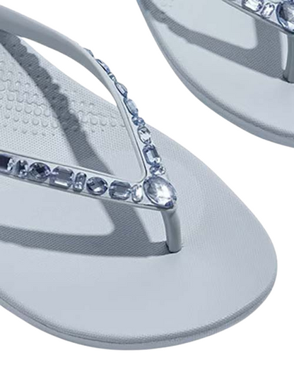 FitFlop Flip-Flops Iqushion Quiet Blue – Greenes Shoes