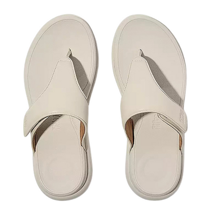 Fitflop Ladies Toe-Post Sandals - F Mode Go - Beige