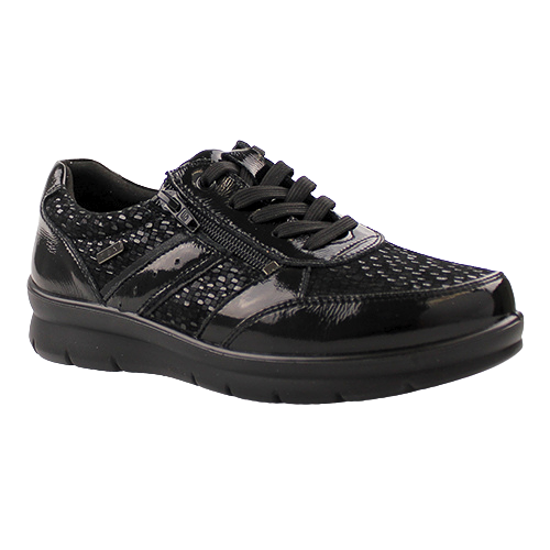 G-Comfort Ladies Extra Wide Fit Shoes - P-8262 - Black