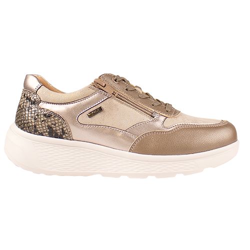 G-Comfort Leather Trainer - S-2731 - Taupe