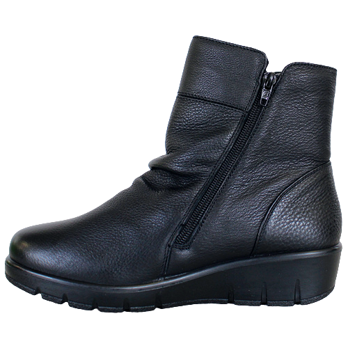 G Comfort Wedge Ankle Boots - 798-6 - Black
