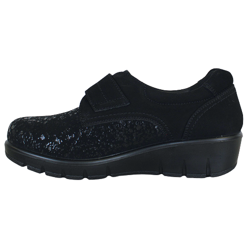 G Comfort Ladies Wide Fit Shoes - 799-4 - Black