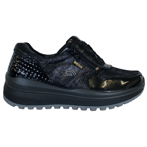 G Comfort Ladies Wide Fit Shoes - R-9881 - Black