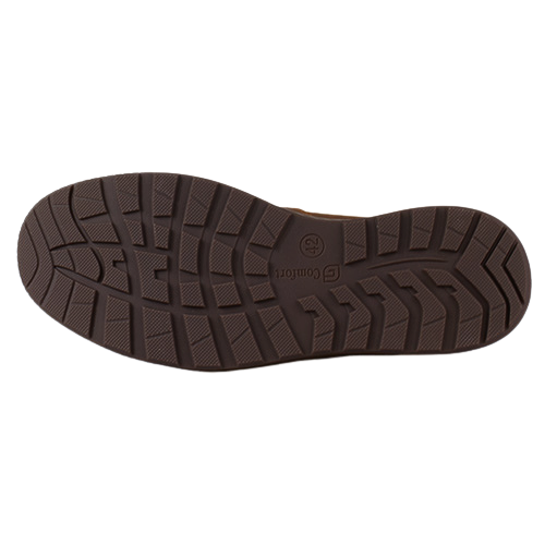 G Comfort Mens Waterproof Wide Fit Shoe - A-953 - Cognac