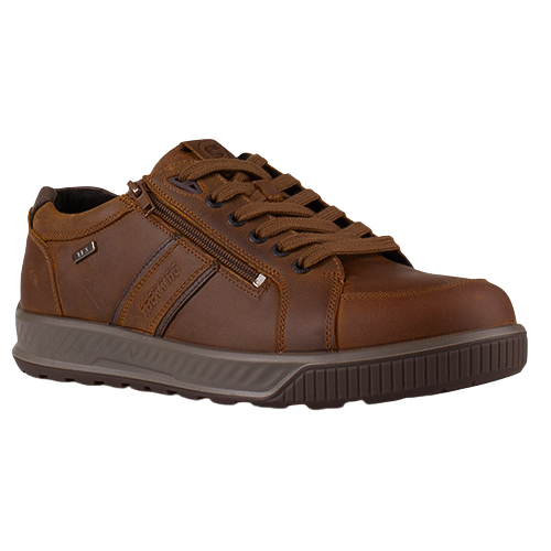 G Comfort Mens Waterproof Wide Fit Shoe - A-953 - Cognac