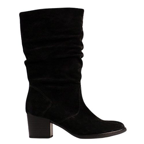 Gabor Block Heeled Mid Boots - 72.994.47 - Black