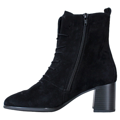 Gabor Block Heeled Ankle Boots - 35.534.17 - Black