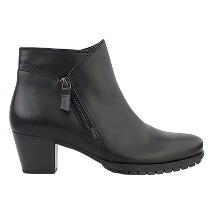 Gabor Block Heeled Ankle Boots 56.603.57 Black