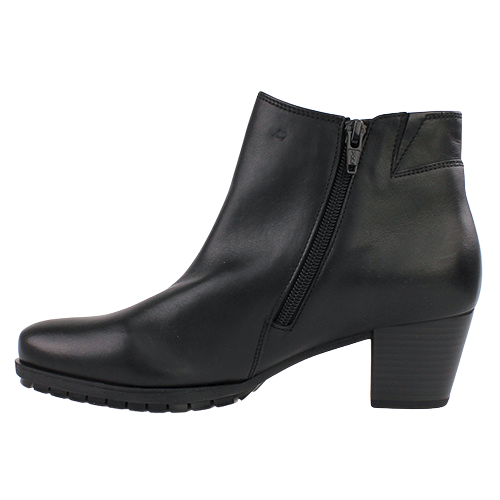 Gabor Block Heeled  Ankle Boots - 56.603.57 - Black