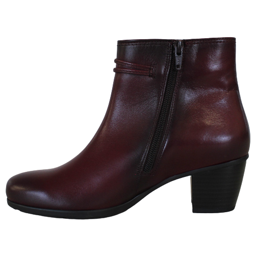 Gabor Block Heeled Ankle boots -95.522-27-Burgundy