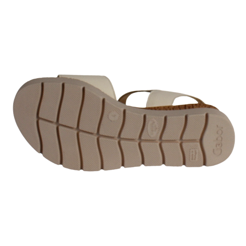 Gabor Ladies Block Heel Sandals - 42.700.62 - Gold
