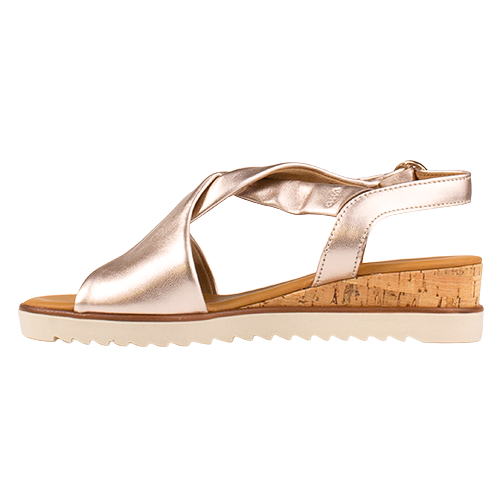 Gabor Ladies Low wedge Sandals - 82.751.82 - Gold