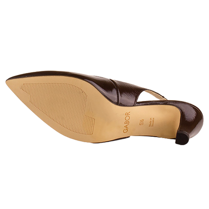 Gabor Ladies G Fit Sling Back Pumps  - 3018.01 - Brown