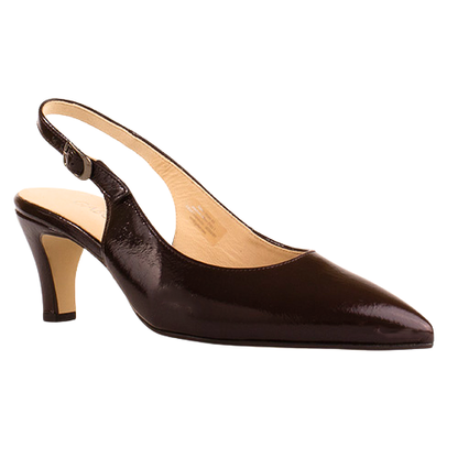 Gabor Ladies G Fit Sling Back Pumps  - 3018.01 - Brown
