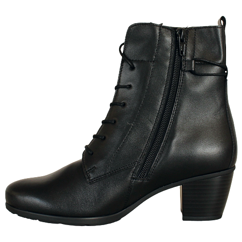 Gabor Block Heeled Ankle Boots - 35.521 - Black