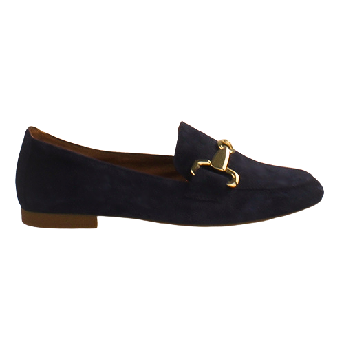 Gabor Ladies Loafers 25.211.36 Navy suede Greenes Shoes