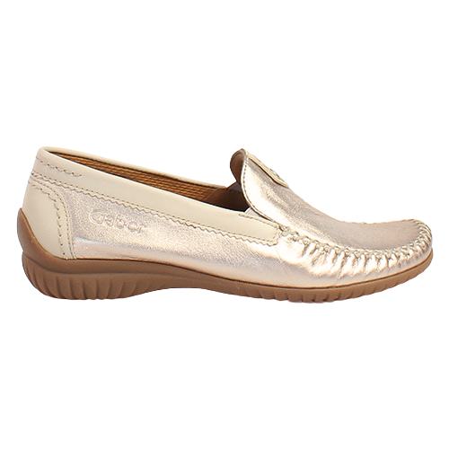 Gabor Ladies Moccasins  - 66.090.82 - Gold