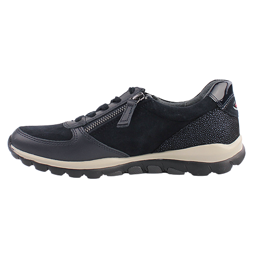 Gabor Ladies Rolling Soft Trainers - 56.968.66 - Navy