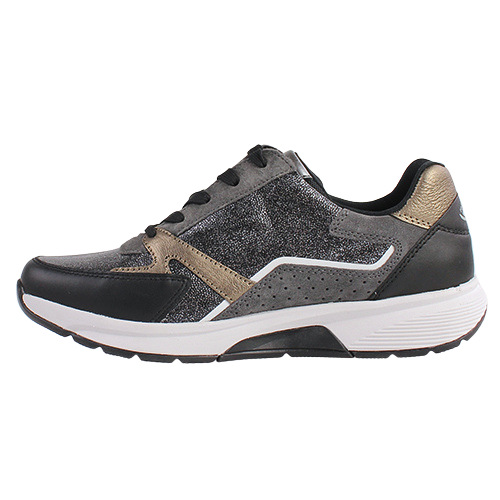 Gabor Ladies Rolling Soft Trainers - 56-878 - Black Multi