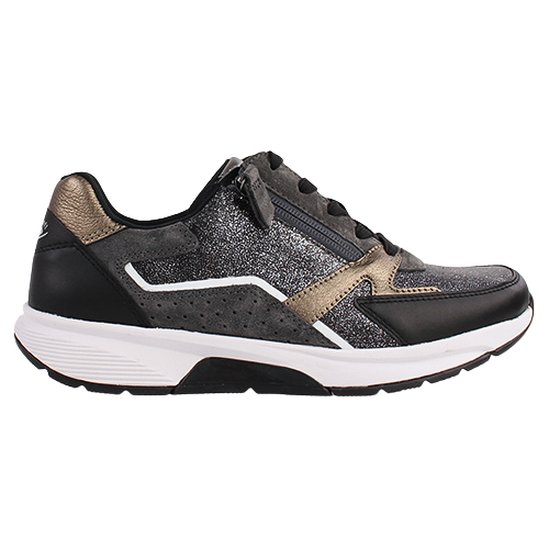 Gabor Ladies Rolling Soft Trainers - 56-878.89 - Black Multi