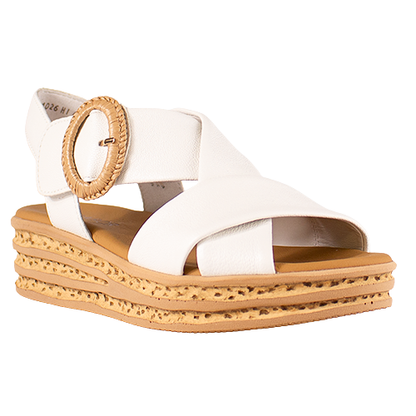 Gabor Ladies \wedge Sandals - 84.556.20 - White/beige