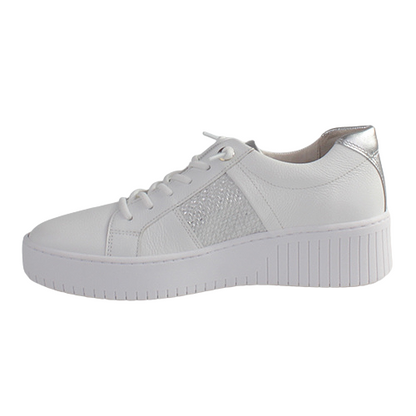 Gabor Ladies Trainers 43.232.20 White Silver