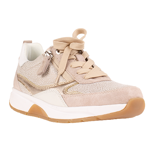 Gabor Ladies Trainers - 86.877.33 - Beige/white