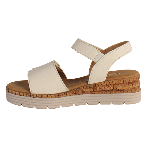 Gabor Ladies Wedge Sandals - 42.700.52 -Beige/Gold